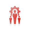 MoneyGram Become an Agent Icon - White background